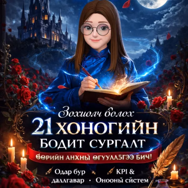 Зохиол бичих сургалт